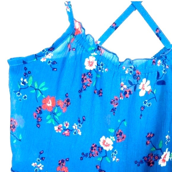 Hollister Blue Boho Floral Cami Top - Picture 10 of 12
